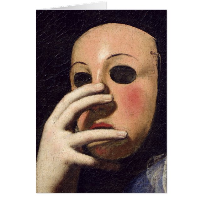 Frau mit einer Maske (Vorne)