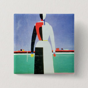 Frau mit einer Rührstange, c.1928-32 Button