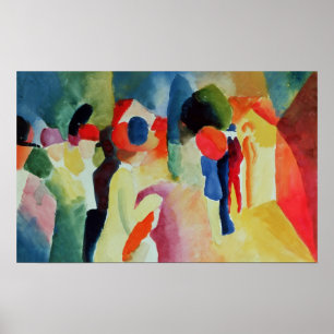 Frau mit Gelbweste, 1913 Poster