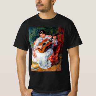 Frau mit Gitarre von Pierre Renoir T-Shirt