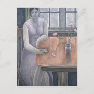 Frau mit Kleincup 2007 Postkarte