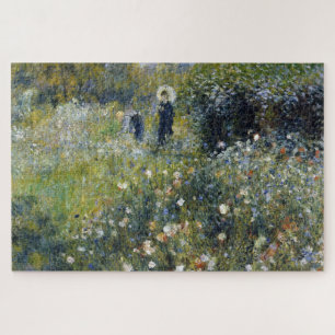 Frau mit Parasol im Garten von Auguste Renoir