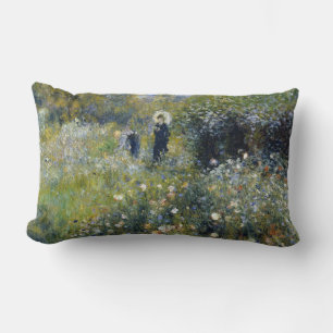 Frau mit Parasol im Garten von Auguste Renoir Lendenkissen