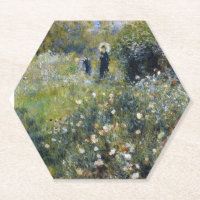 Frau mit Parasol im Garten von Auguste Renoir