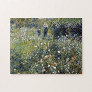 Frau mit Parasol im Garten von Renoir