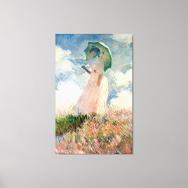 Frau mit Parasol Vintag Claude Monet 1886 Leinwanddruck