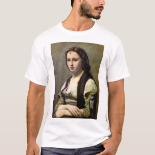 Frau mit Perle, Camille Corot, 1868-1870 T-Shirt