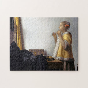 Frau mit Perlenschnur, Johannes Vermeer