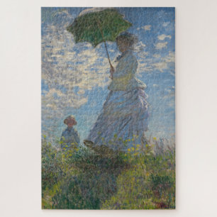 Frau mit Sonnenschirm - Frau Monet und ihr Sohn
