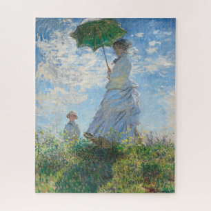 Frau mit Sonnenschirm, Frau Monet und ihr Sohn