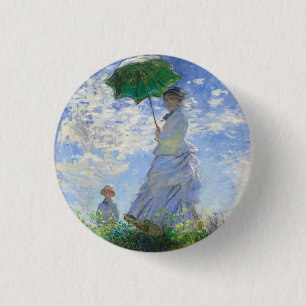 Frau mit Sonnenschirm, Frau Monet und ihr Sohn Button