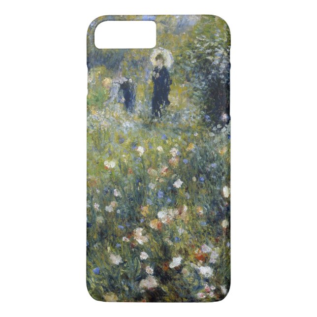 Frau mit Sonnenschirm im Garten Renoir Case-Mate iPhone Hülle (Rückseite)