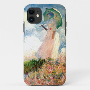 "Frau mit Sonnenschirm-Promenade Monet " iPhone 11 Hülle