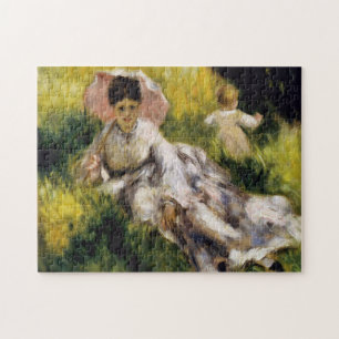 Frau mit Sonnenschirm Renoir Fine Art
