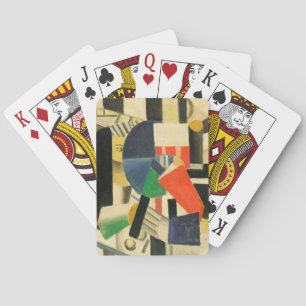 Frau mit Spiegel - Vintage-Kunst Spielkarten