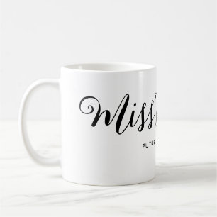 Frau Modern Boho Script Bachelorette Kaffeetasse