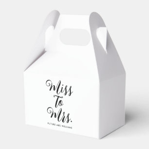 Frau Modern Brautparty Bachelorette Geschenkschachtel