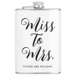 Frau Modern Brautparty Flachmann