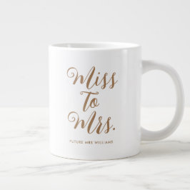 Frau Modern Brautparty Jumbo-Tasse