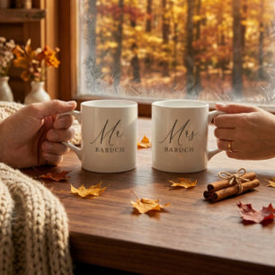 Frau Modern Newlywed Bride Espressotasse