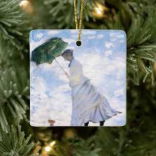 Frau Monet ist völlig aus dem Häuschen Keramikornament