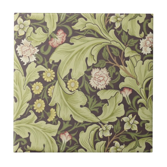 Frau Morris Leicester Fliese (Vorderseite)