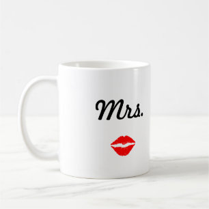 Frau Mug mit den Lippen Kaffeetasse