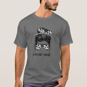 Frau Mutter Heifer Cow Lover Bauer Mama Messy Bu T-Shirt
