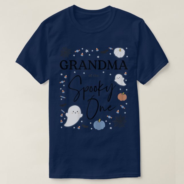 Frau Oma von der Spooky One Birthday Bo T-Shirt (Design vorne)