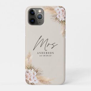 Frau Pampas getrocknete botanische stilvolle Hochz Case-Mate iPhone Hülle