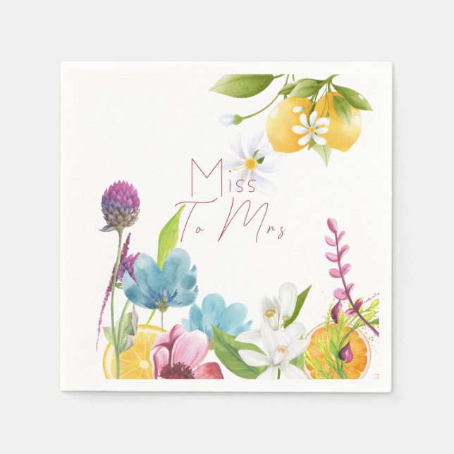 Frau Papiernapkins Serviette (Vorderseite)