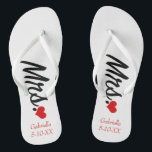 Frau Personalized With Name u. Datum drehen Flip Flops<br><div class="desc">Diese drehen Reinfälle können zu allen möglichen Hintergrundfarbezazzle Angeboten geändert werden um. Sie lassen das Wort "Frau" im Skript hinunter umgedrehte umdrehen. Sie können personifizieren umdrehen Reinfälle mit Ihrem Namens und ein spezielles Datum von, als Sie oder Hochzeitsdatum sich trafen. Karo heraus die vielen Brautentwürfe, die wir in unserem Speicher...</div>