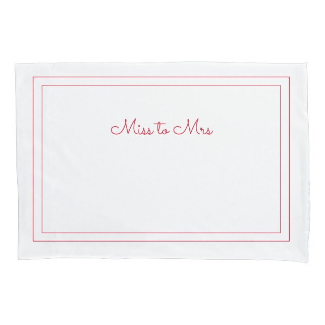 Frau Pillowcase Kissenbezug (Vorderseite)