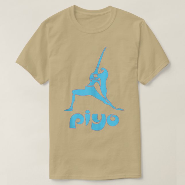 Frau Piyo ApparelBeautiful Womens Piyo Stretch 1 T-Shirt (Design vorne)