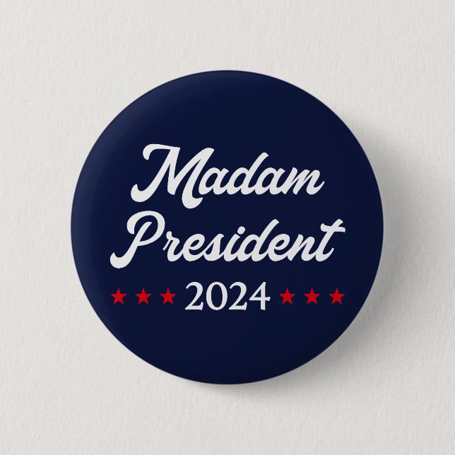 Frau Präsidentin 2024 I - Kamala Harris Button (Vorderseite)