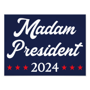 Frau Präsidentin 2024 I - Kamala Harris Fotodruck