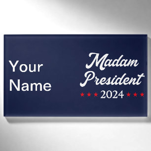 Frau Präsidentin 2024 I - Kamala Harris Namenschild