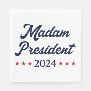 Frau Präsidentin 2024 I - Kamala Harris Serviette