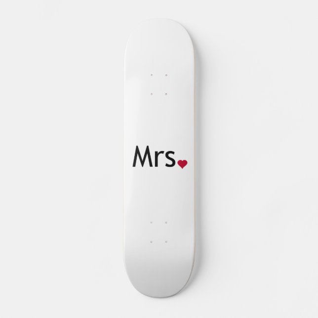 Frau Präsidentin - die Hälfte von Herrn und Frau S Skateboard (Vorderseite)