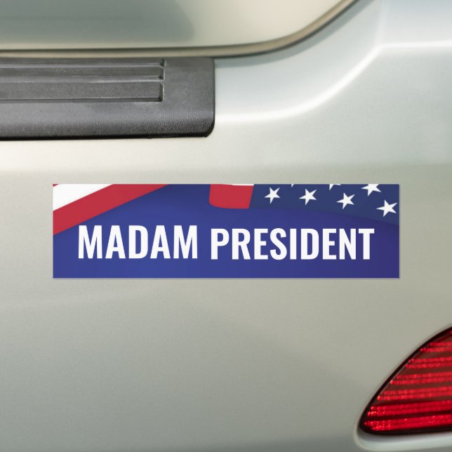 Frau Präsidentin Harris 2024 Autoaufkleber (Auf Auto)