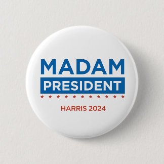Frau Präsidentin Harris 2024 Button