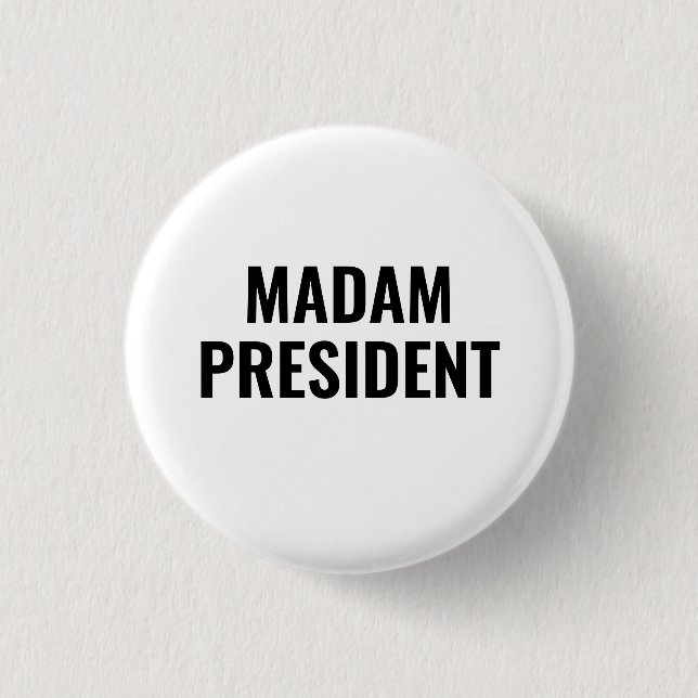 Frau Präsidentin Harris Button (Vorderseite)