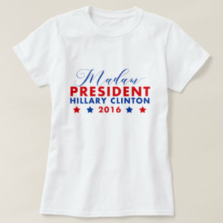 Frau Präsidentin Hillary Clinton T-Shirt