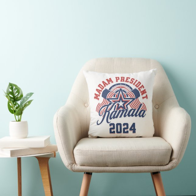 Frau Präsidentin Kamala Harris 2024 Kissen (Stuhl )