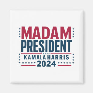 Frau Präsidentin Kamala Harris 2024 Wählt Demokrat Magnet