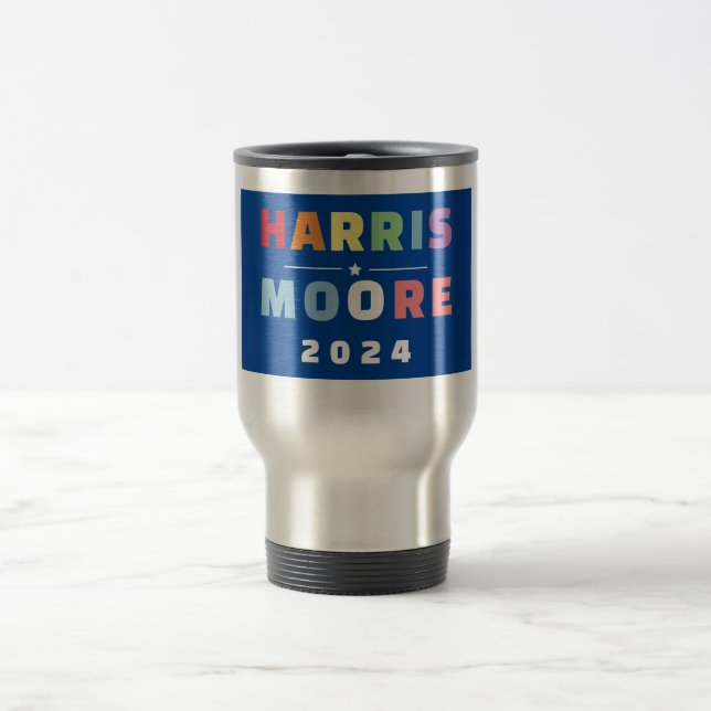 FRAU PRÄSIDENTIN KAMALA HARRIS MOORE 2024 REISEBECHER (Mittel)
