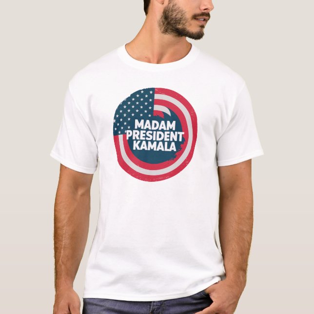 Frau Präsidentin Kamala Harris T-Shirt (Vorderseite)