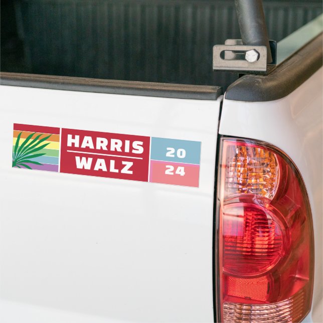 FRAU PRÄSIDENTIN KAMALA HARRIS WALZ 2024 AUTOAUFKLEBER (Auf Lkw)