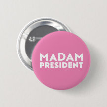 Frau Präsidentin! Moderne, mutige Typografie rosa