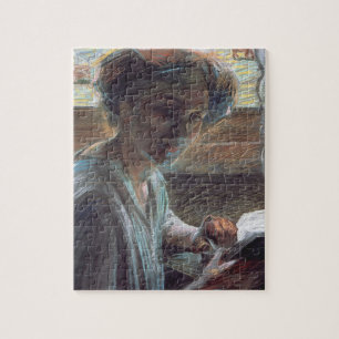 Frau Reading, 1909 (Öl auf Leinwand)